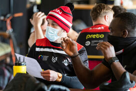 Media training professional rugby league players