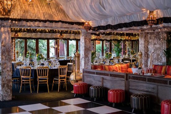 Glasshouse bar dance floor zoomed