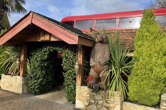 Crazy Bear entrance 1